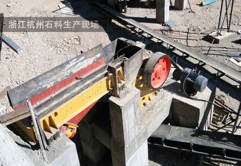 浙江杭州石料生产现场